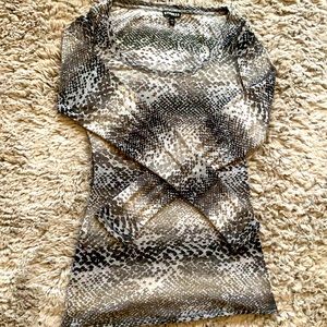 EXPRESS MESH BLACK & GREY LONG SLEEVE